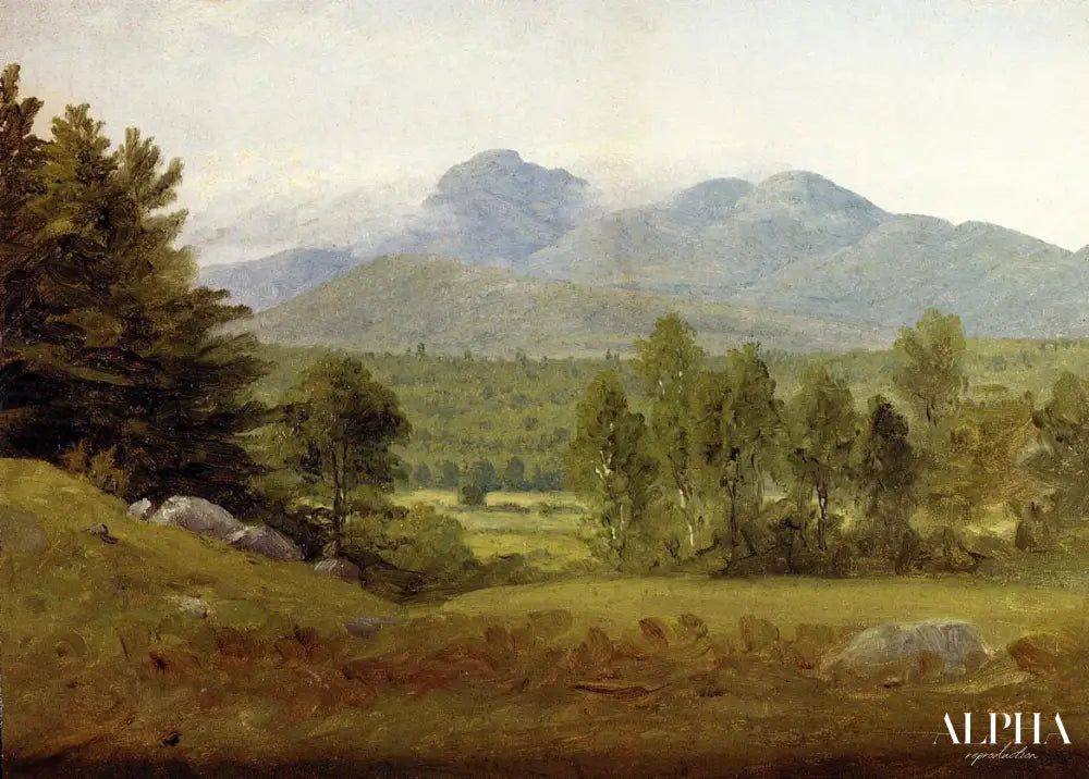 Esquisse du Mont Chocorua, New Hampshire - Sanford Robinson Gifford - Reproductions de tableaux et peintures haut de gamme