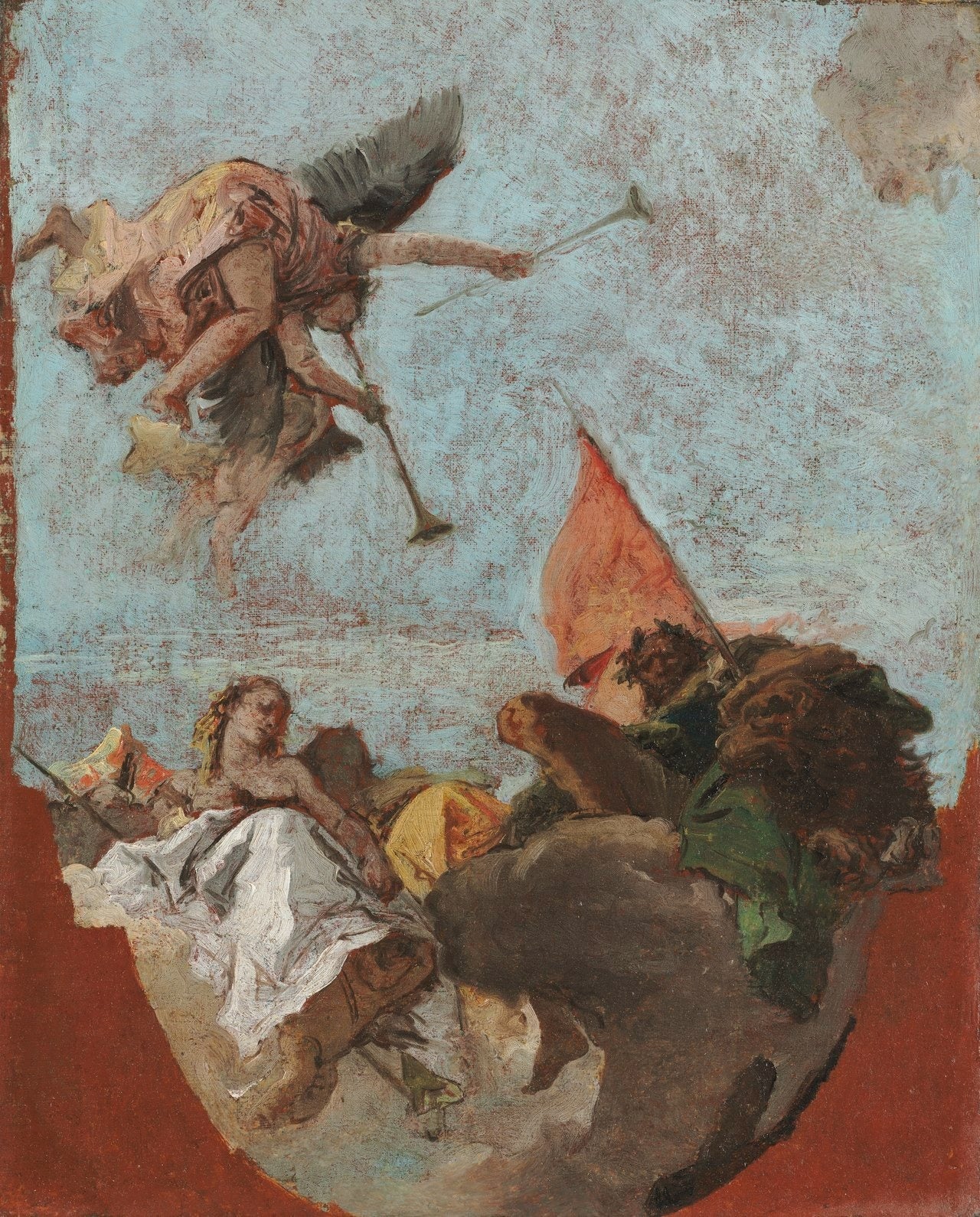 Esquisse pour un plafond - Giovanni Battista Tiepolo - Alpha Reproduction