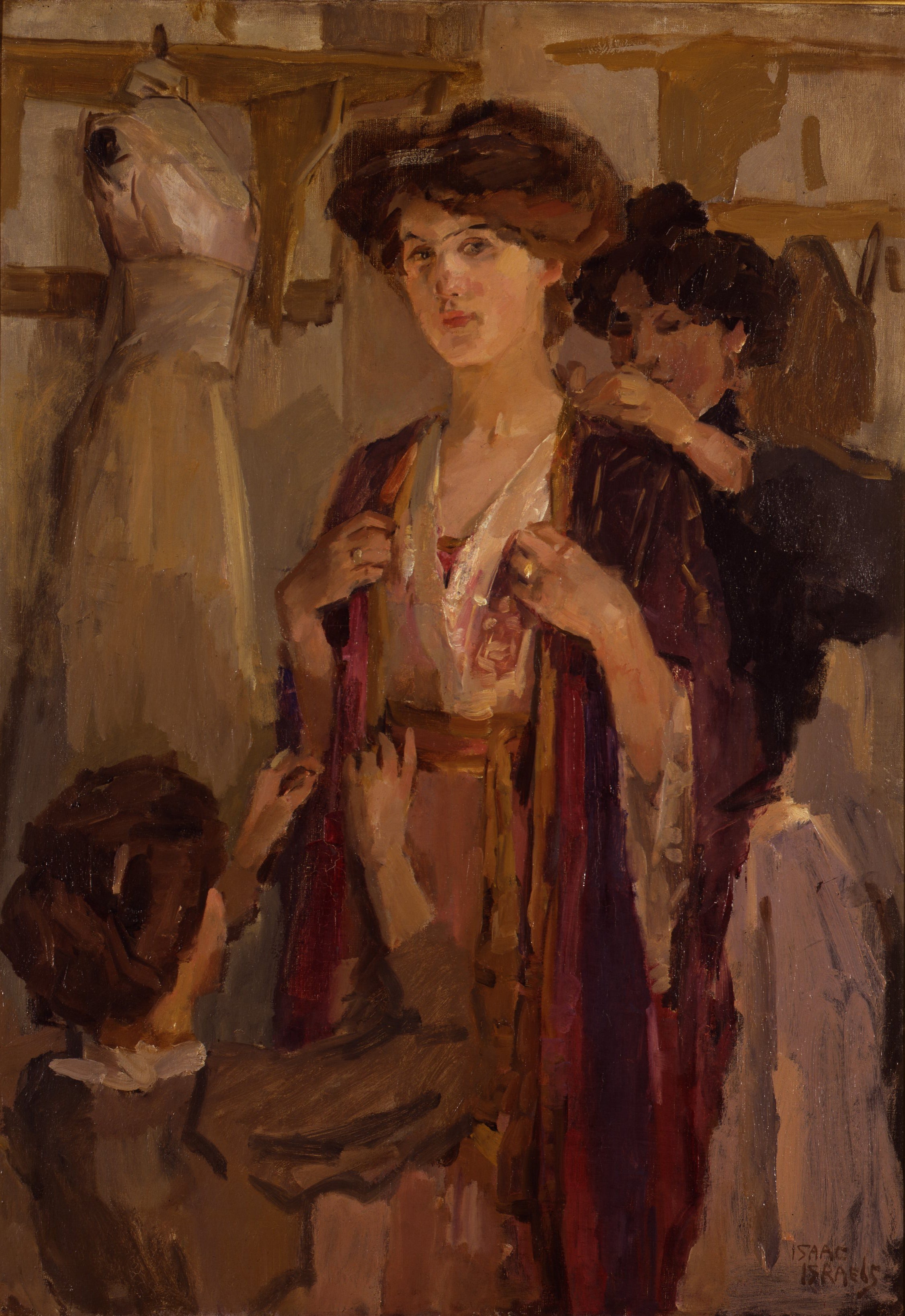 Essayeuses - Isaac Israëls image 1 tableau peint à l’huile sur toile