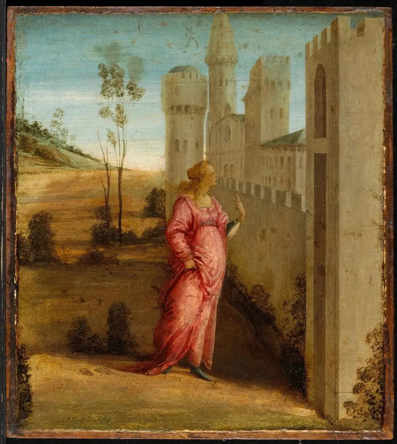 Esther an den Toren des Palastes - Filippino Lippi