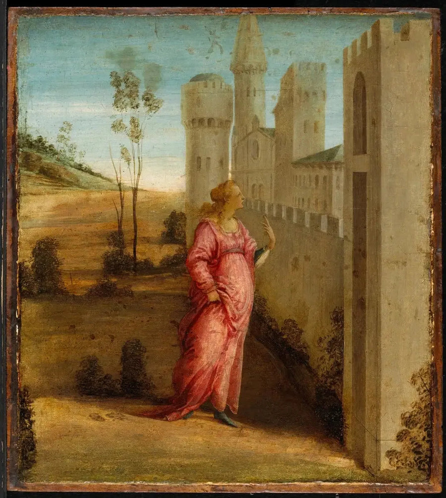 Esther an den Toren des Palastes - Filippino Lippi