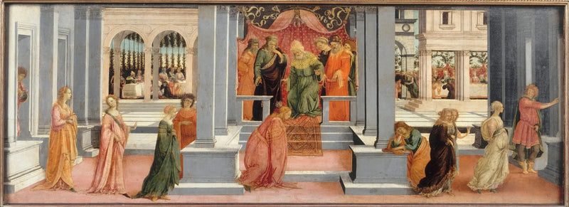 Esther ausgewählt von Assuérus - Filippino Lippi