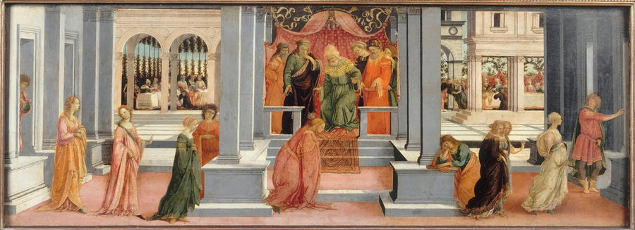 Esther ausgewählt von Assuérus - Filippino Lippi