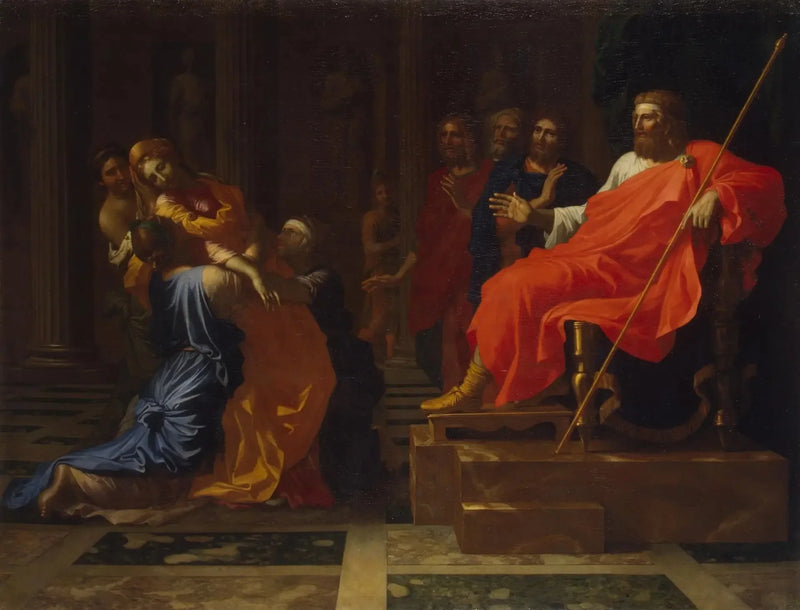 Esther vor Assuérus - Nicolas Poussin