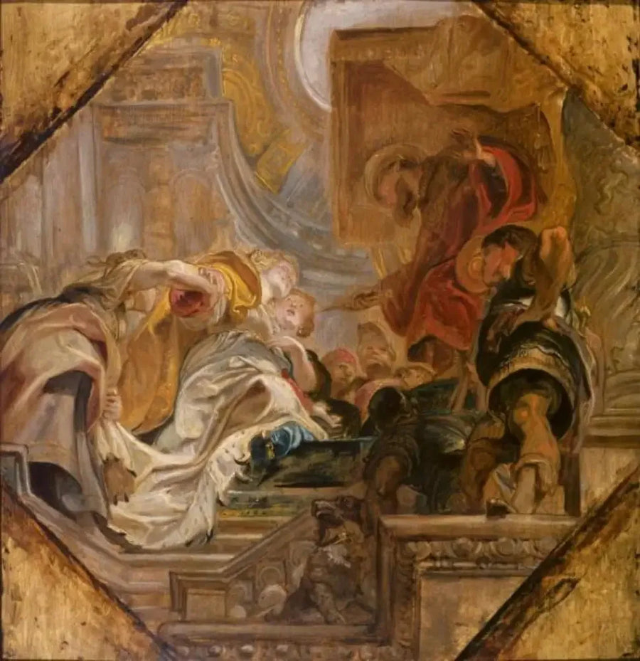 Esther vor Ahasverus - Peter Paul Rubens