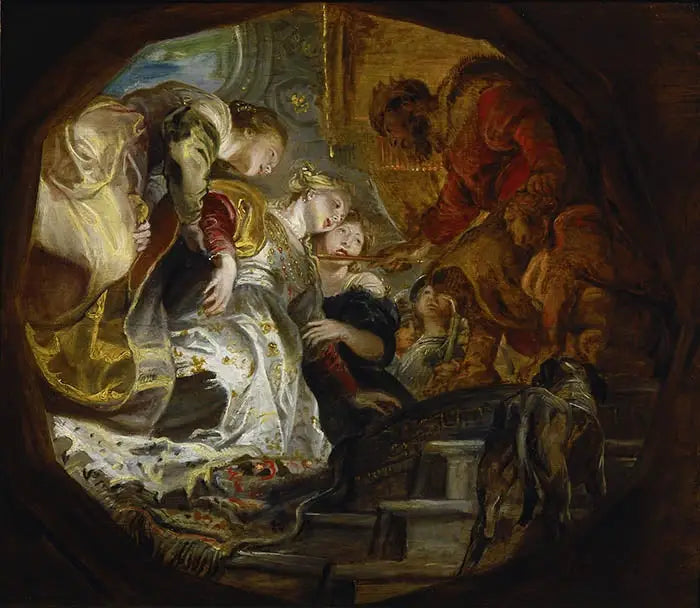 Esther vor Ahasverus - Peter Paul Rubens