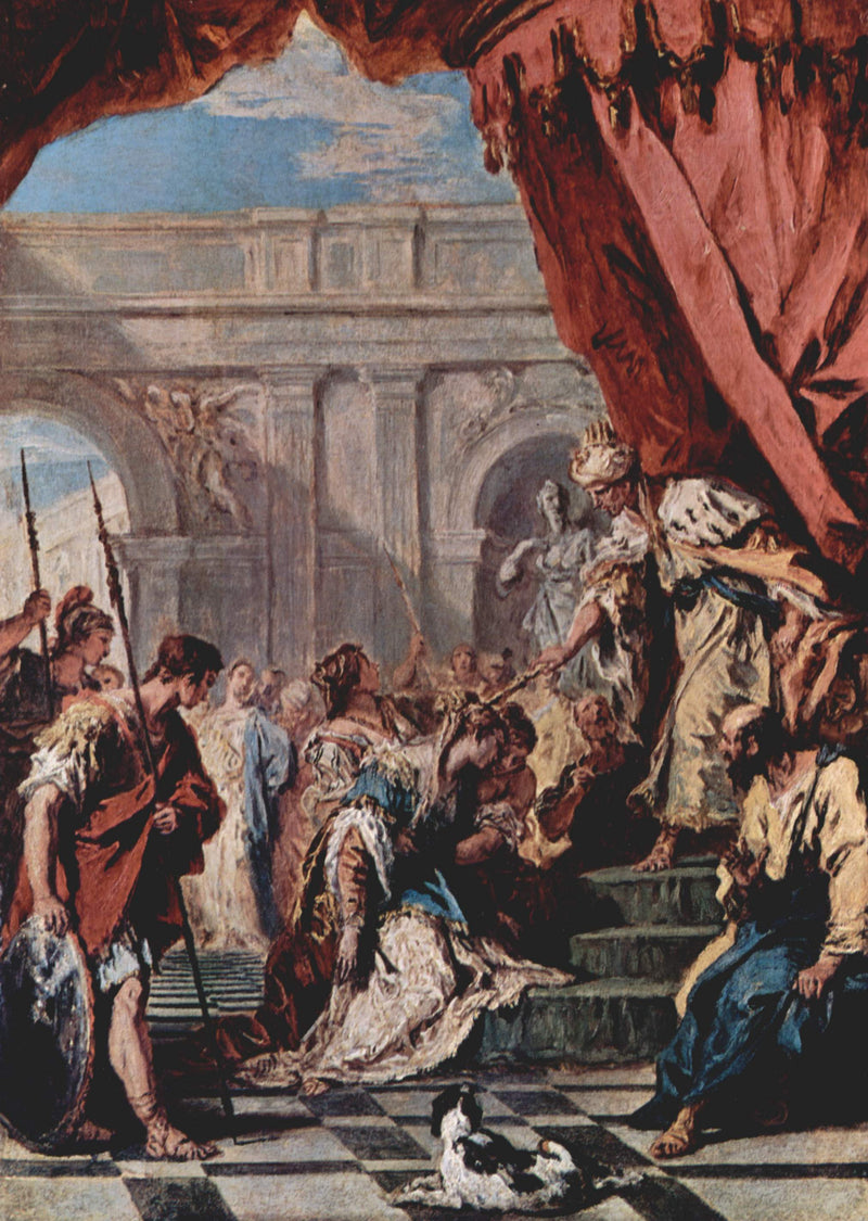 Esther vor Assuérus - Sebastiano Ricci