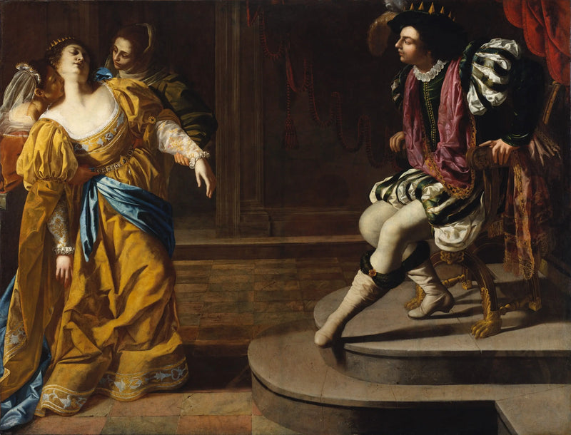 Esther und Assuérus - Artemisia Gentileschi