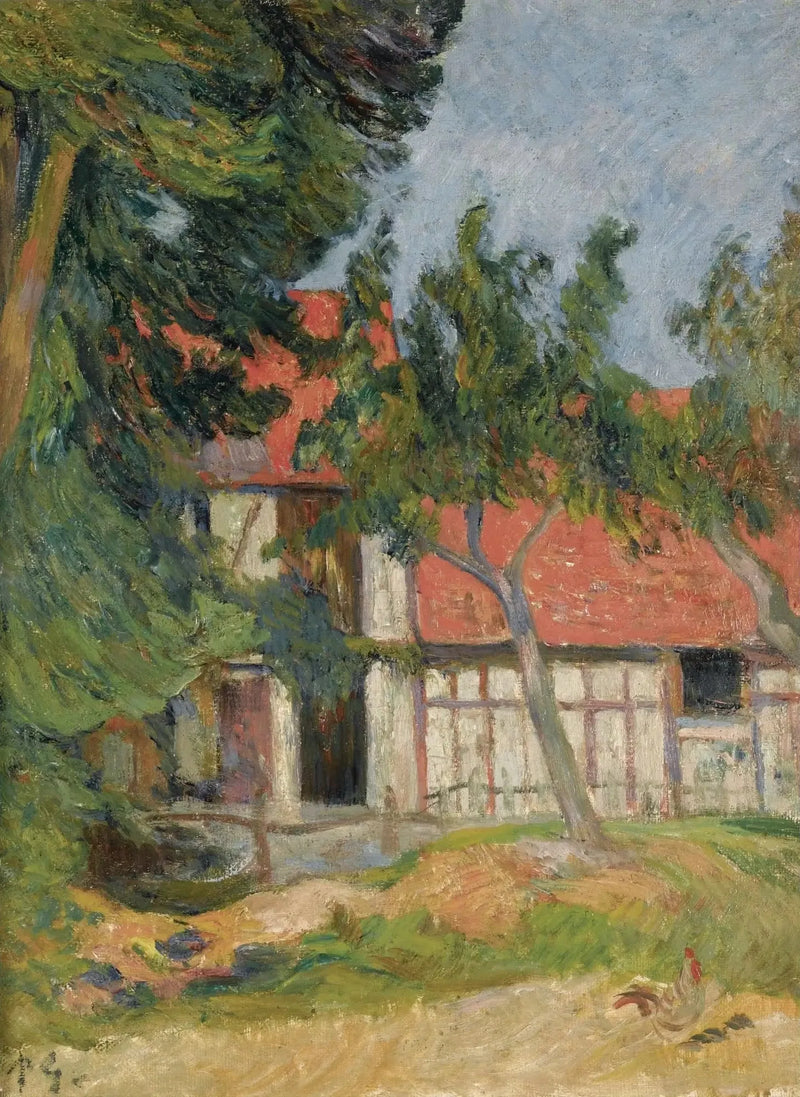 Stall bei Dieppe I, oder Hütte in der Normandie II - Paul Gauguin
