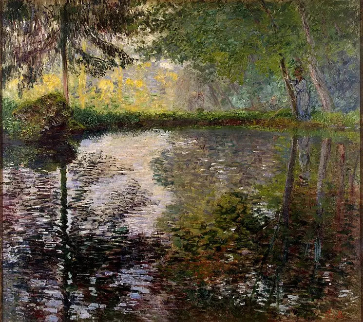 Étang à Montgeron - Claude Monet image 1 reproduction artisanale de tableau