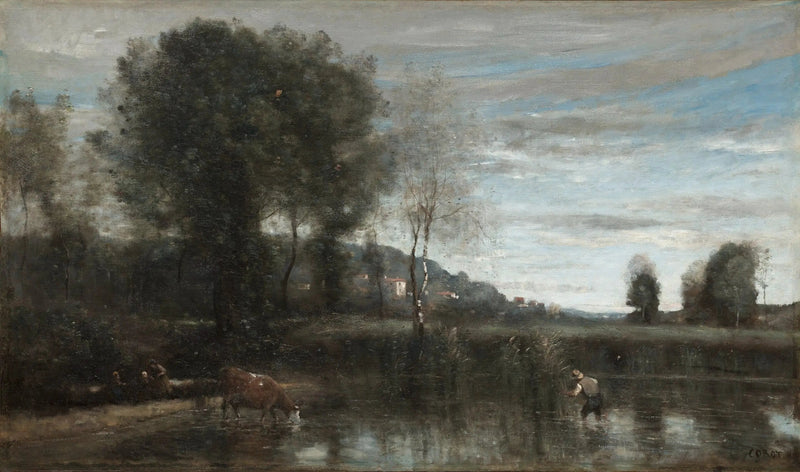 Teich in Ville-d'Avray - Jean-Baptiste Camille Corot