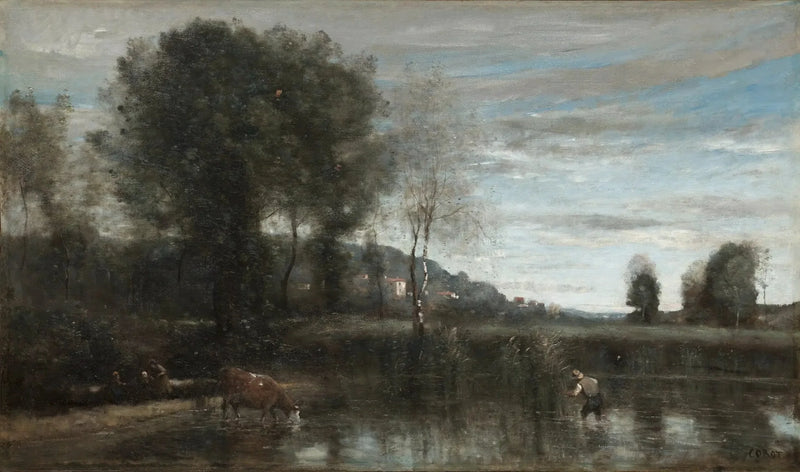 Teich in Ville-d'Avray - Jean-Baptiste Camille Corot