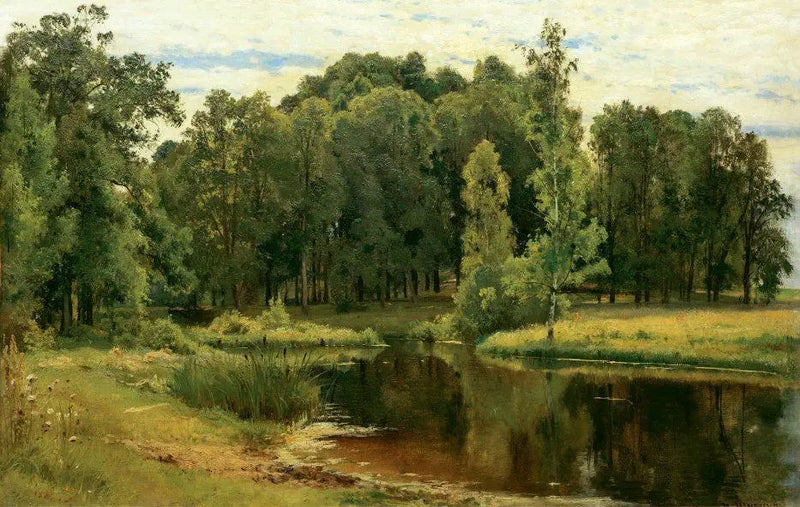 Teich im alten Park - Ivan Chichkine