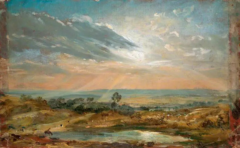 Teich von Branch Hill, Hampstead - John Constable