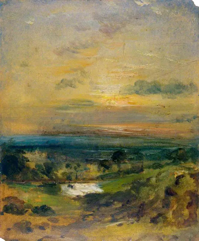 Branch Hill Teich, Abend - John Constable