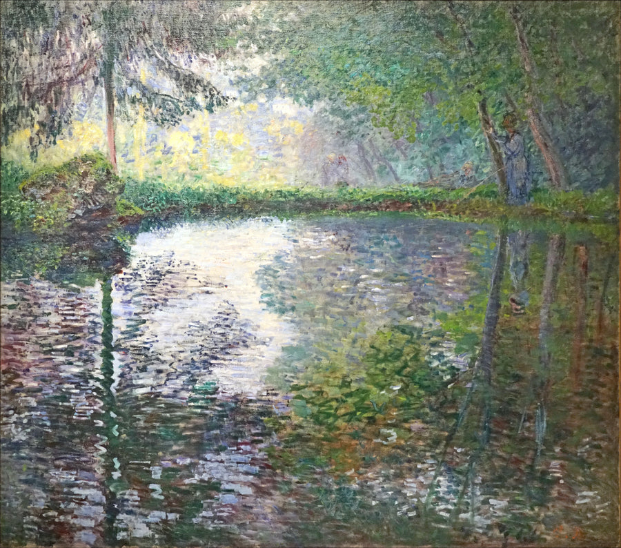Teich in Montgeron - Claude Monet