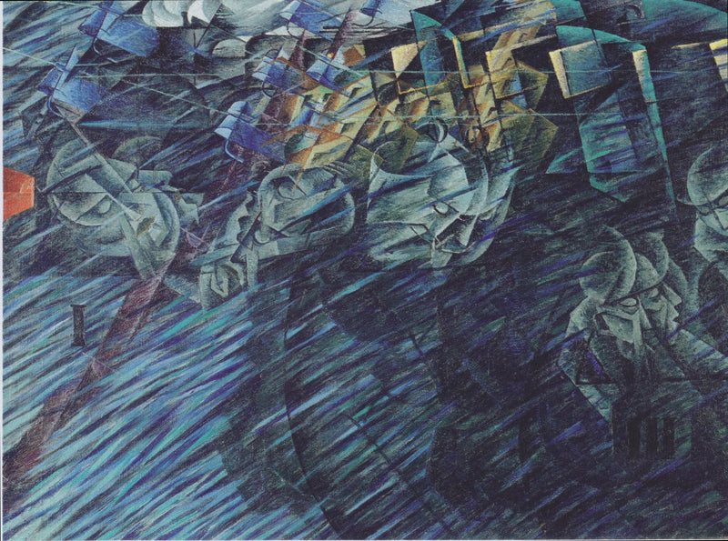 Seelenzustände II: Ceux qui partent - Umberto Boccioni