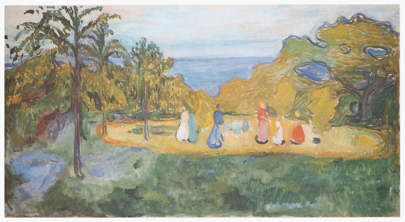 Sommer im Park (Lindenfries) - Edvard Munch