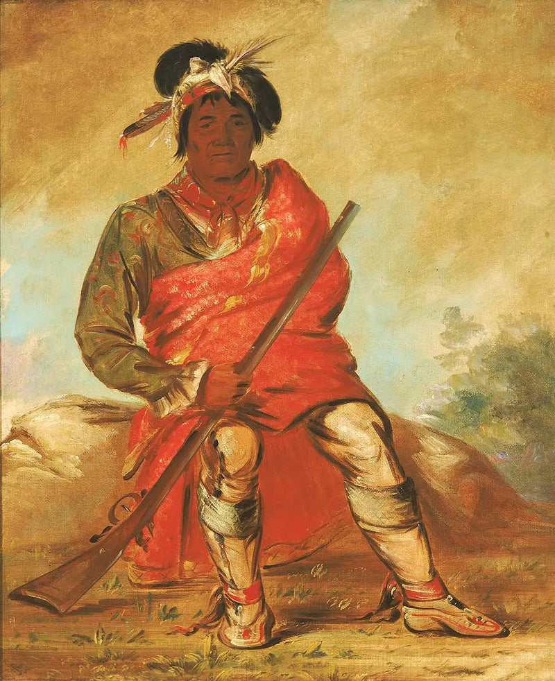 Eteh-ée-fix-e-co, Hirsch ohne Herz, ein Chef - George Catlin