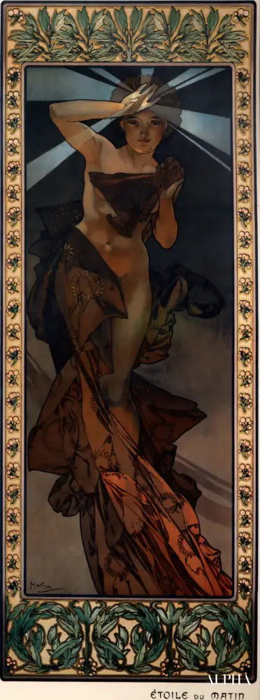 Étoile du matin - Mucha - Reproductions de tableaux et peintures haut de gamme