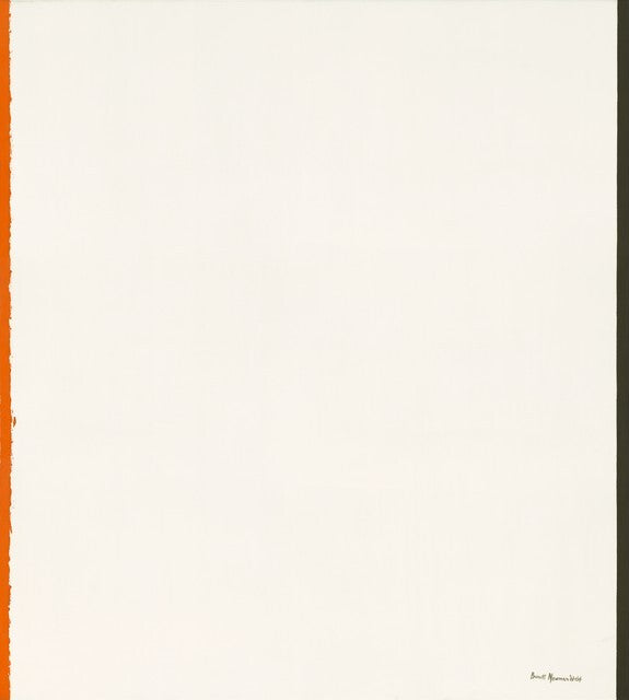 Être II - Barnett Newman image 1 reproduction artisanale de tableau