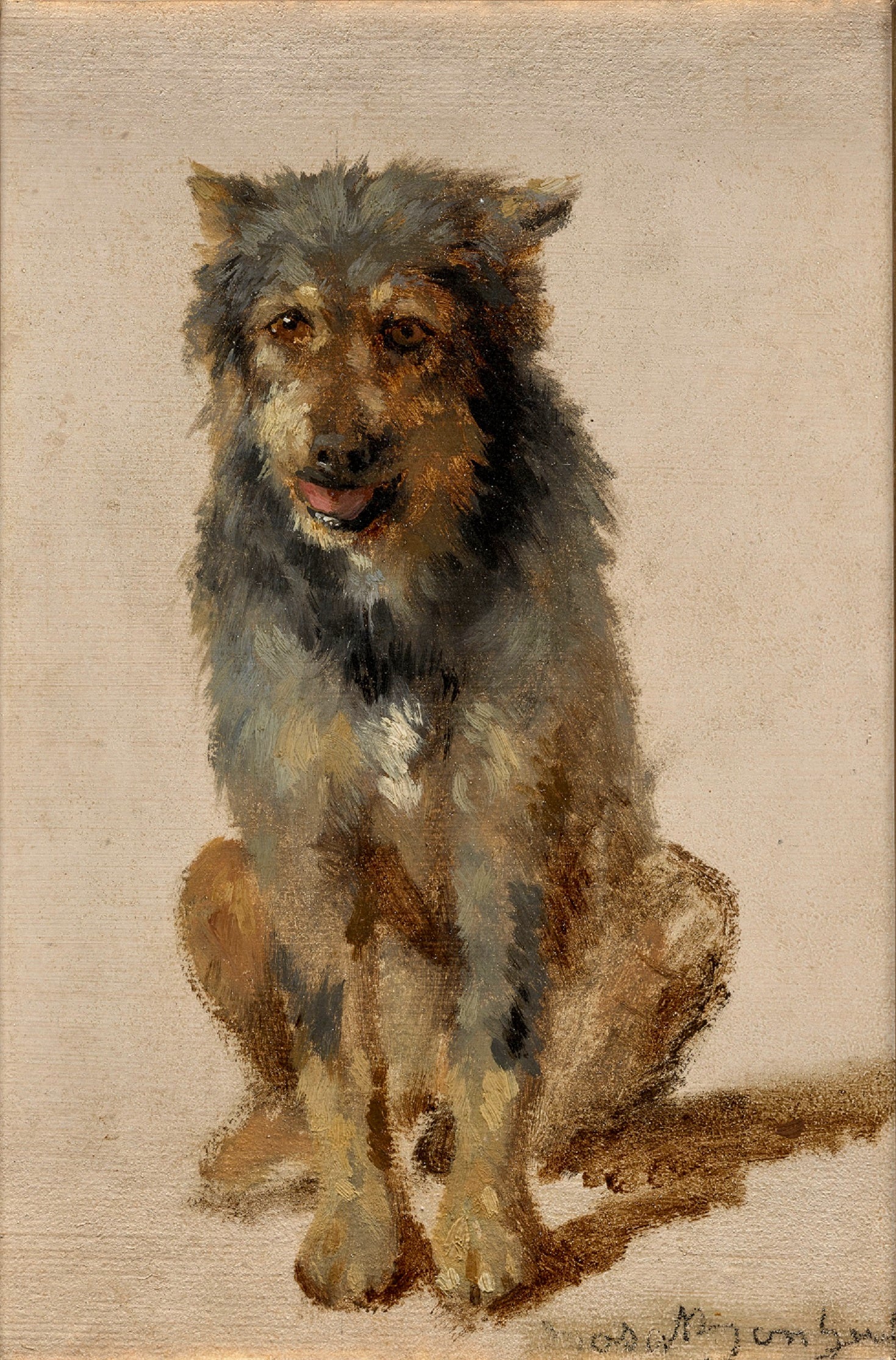 Studie eines Hütehundes - Rosa Bonheur