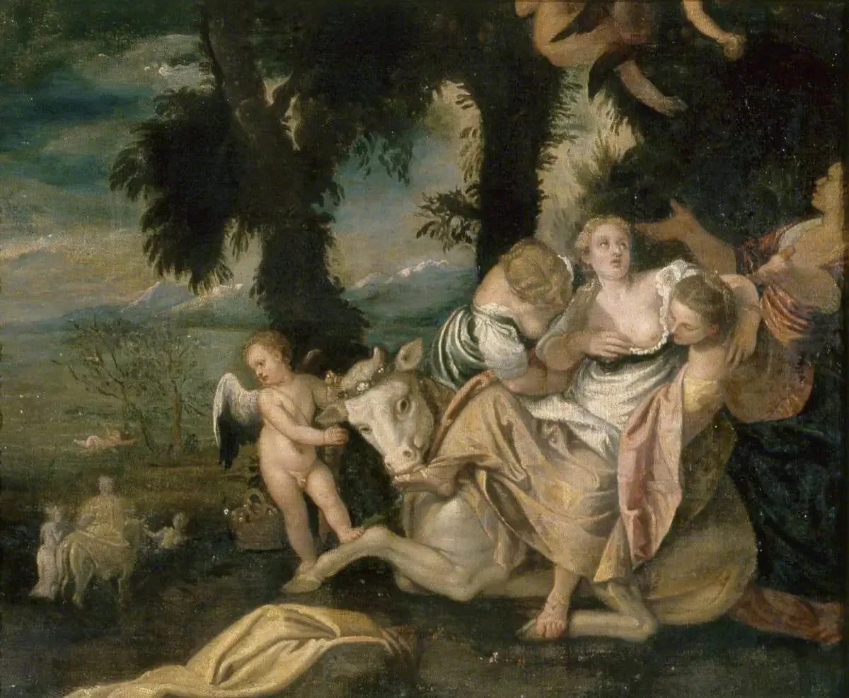 Europe et le taureau - Paul Véronèse image 1 tableau peint à l’huile sur toile