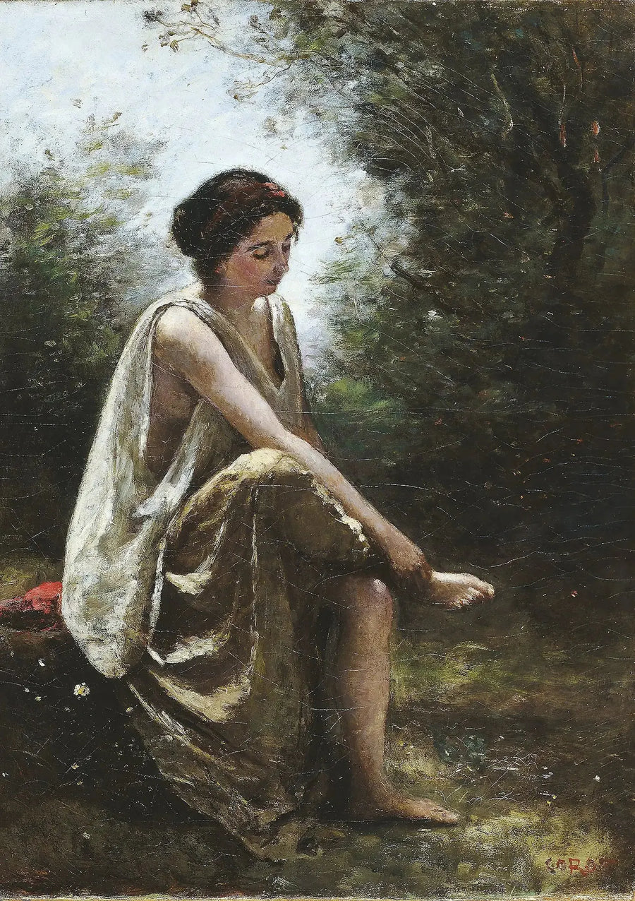 Eurydice verletzte - Jean-Baptiste Camille Corot