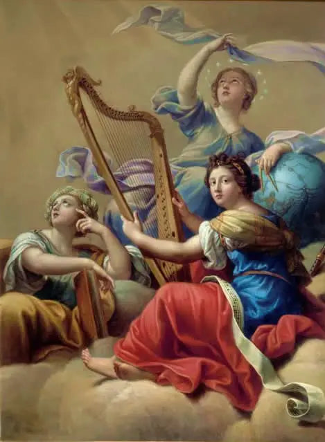Euterpe, Érato und Uranie - Pierre Mignard