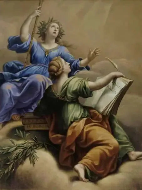 Euterpe und Clio - Pierre Mignard