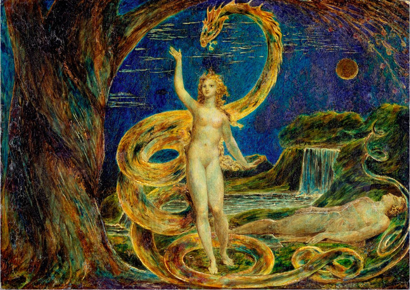 Eva vom Baum verführt - William Blake