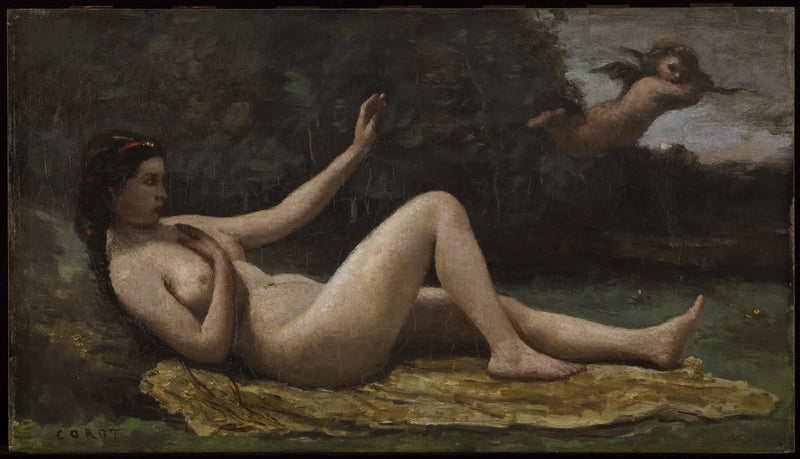 Erinnerung an die Liebe - Jean-Baptiste Camille Corot