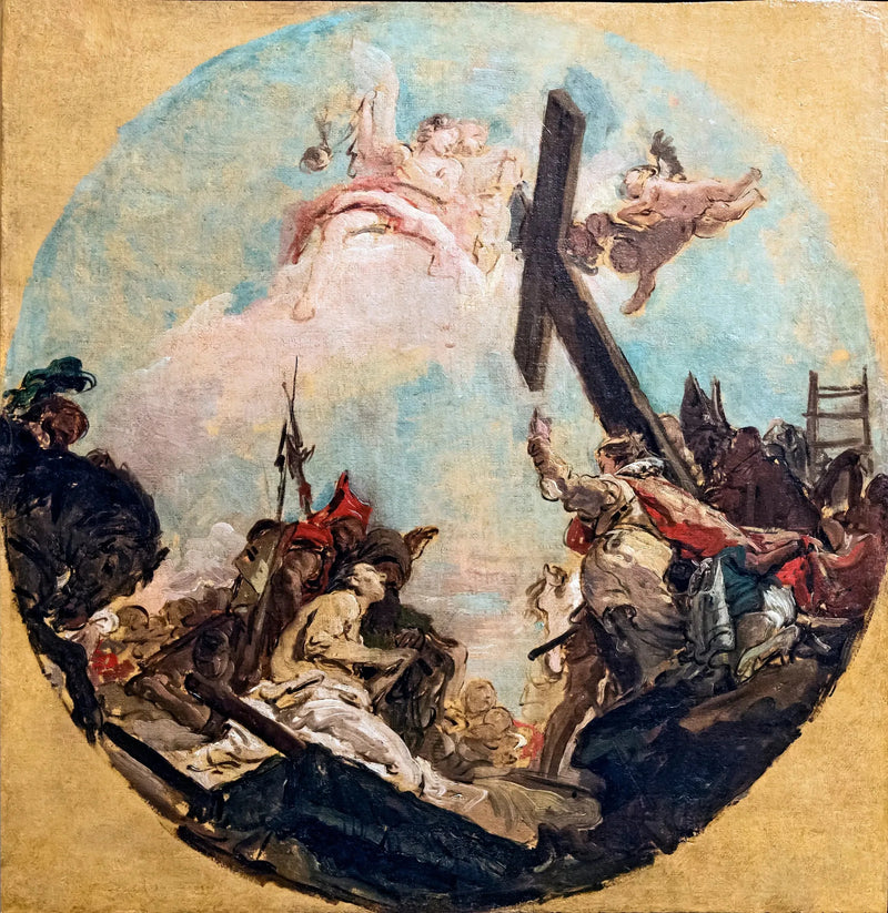 Erhebung des Kreuzes und Heilige Helena - Giovanni Battista Tiepolo