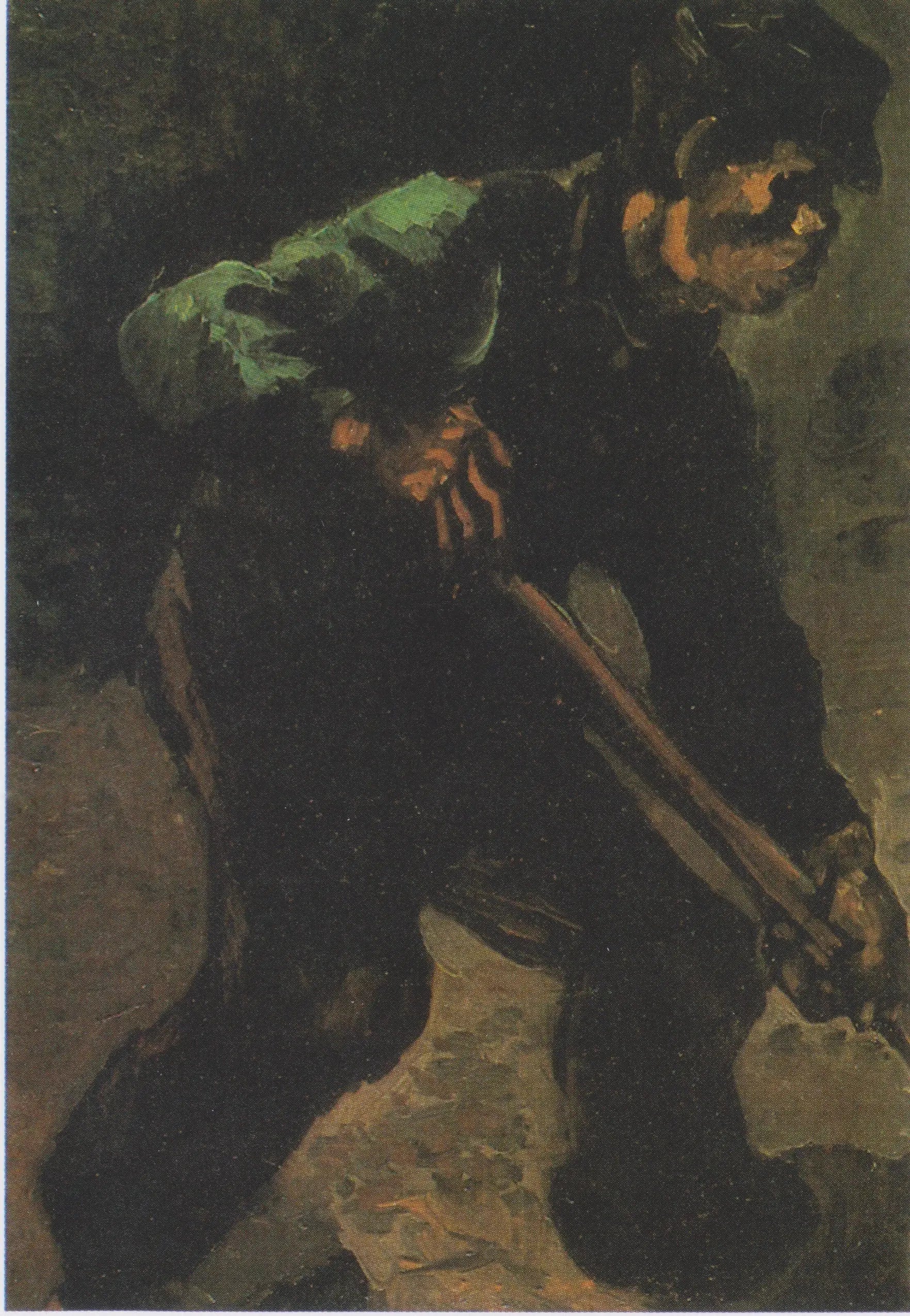 Excavateur - Vincent van Gogh image 1 reproduction de peinture à l’huile