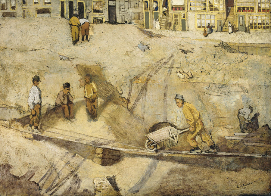Excavation de sable à Amsterdam - Richard Roland Holst