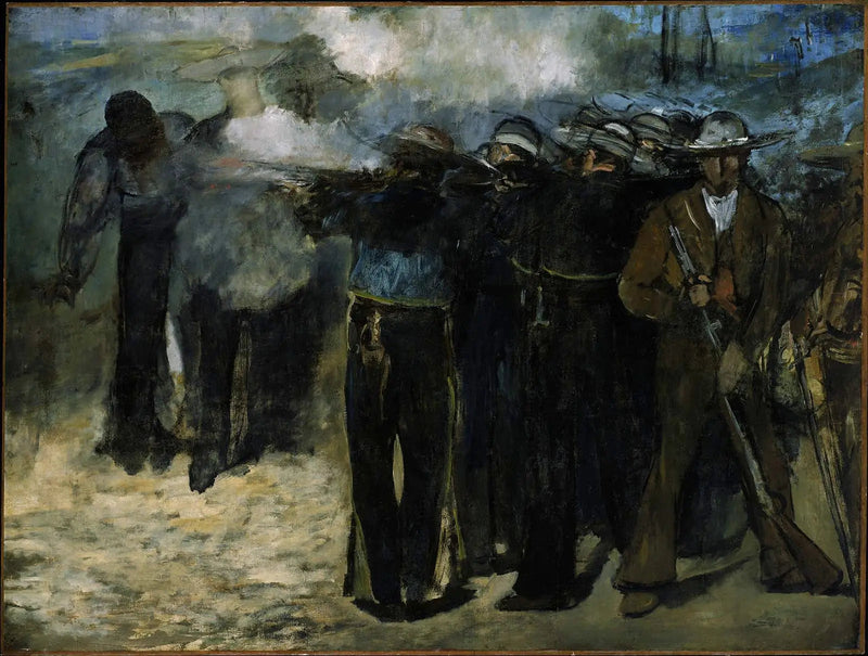 Die Hinrichtung des Kaisers Maximilian von Mexiko - Édouard Manet