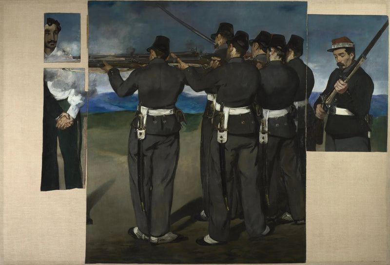 Die Hinrichtung des Kaisers Maximilian von Mexiko - Édouard Manet