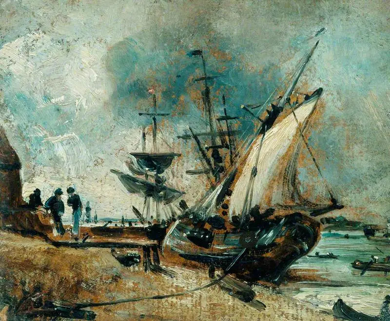 Versand nach Orwell, in der Nähe von Ipswich - John Constable
