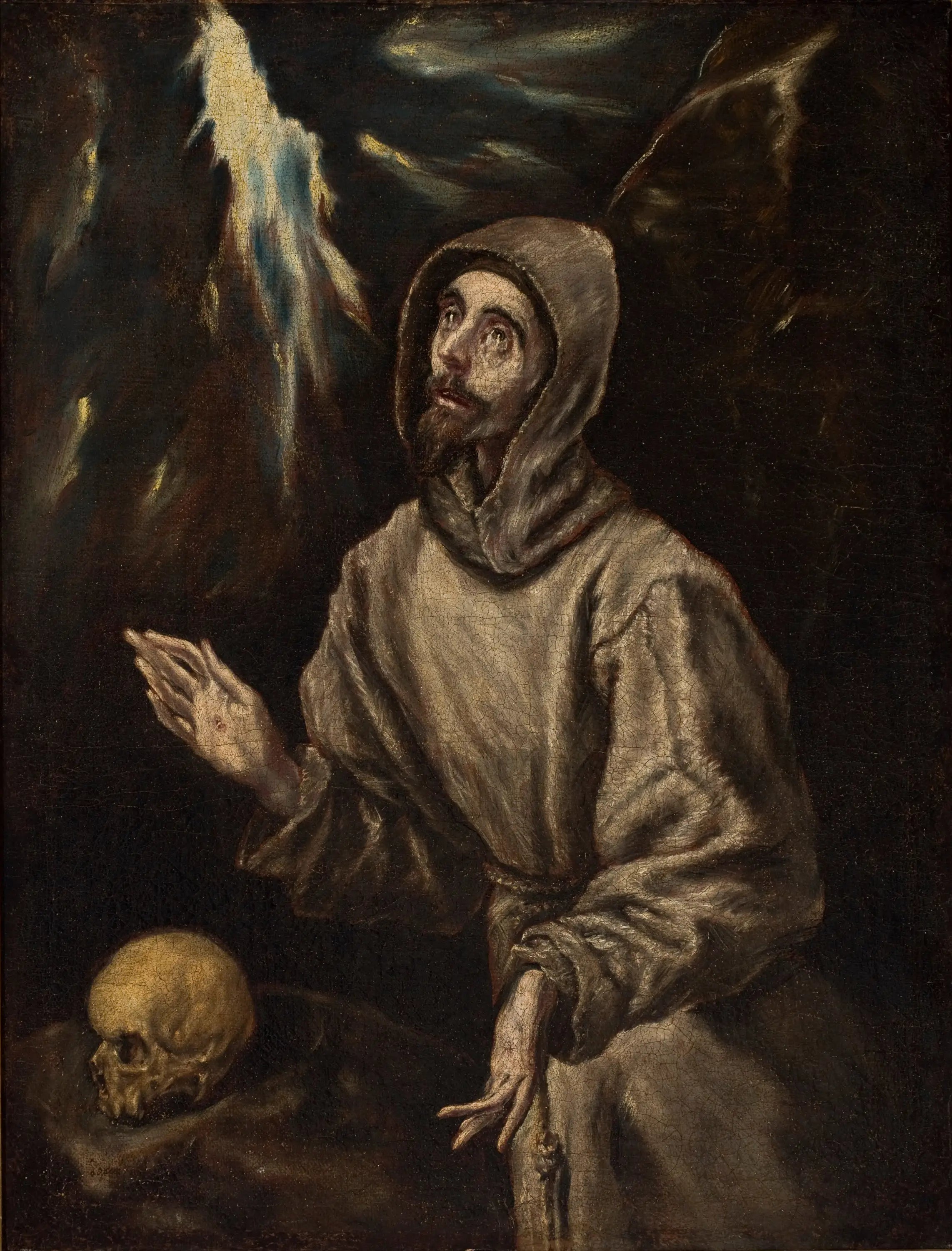 Extase de saint François recevant les stigmates - El Greco image 1 copie de tableau peinte à la main