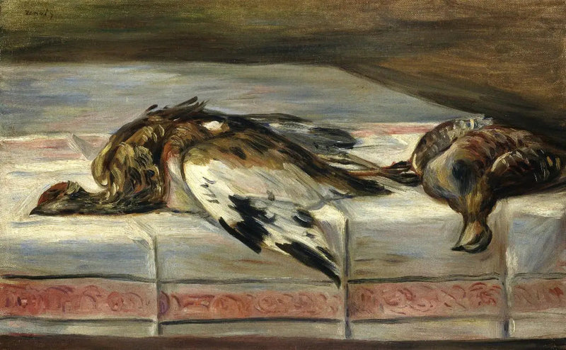 Fasan und Rebhuhn - Pierre-Auguste Renoir
