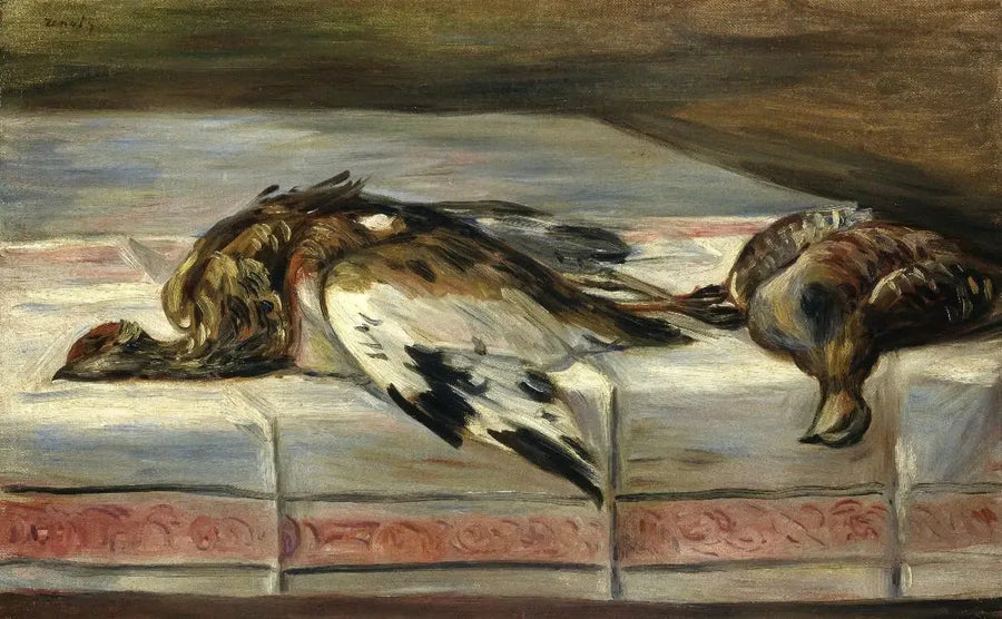 Fasan und Rebhuhn - Pierre-Auguste Renoir