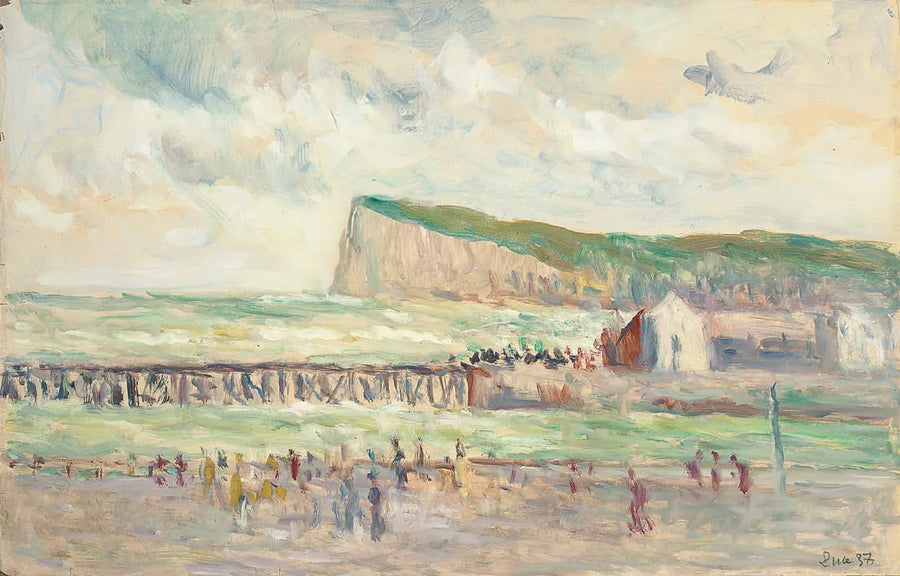 Meeresklippe bei Tréport - Maximilien Luce