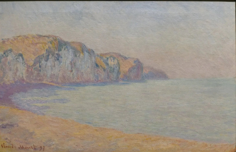 Felsklippe von Pourville, am Morgen - Claude Monet