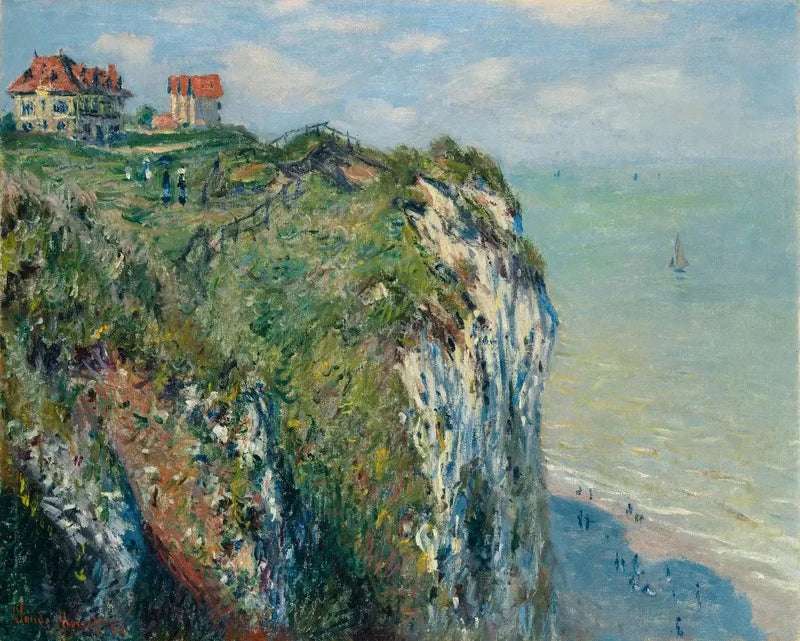 La Falaise in Dieppe W759 - Claude Monet