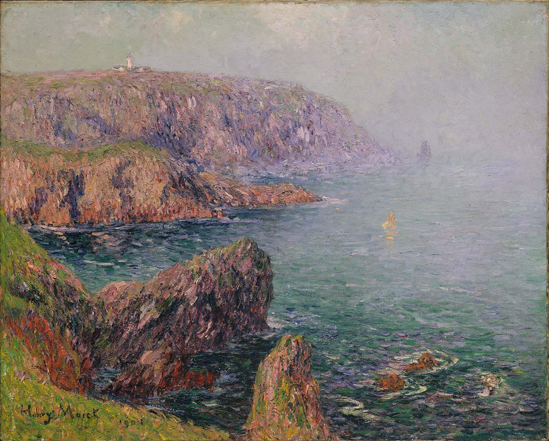 Klippen bei Ouessant, Bretagne - Henry Moret