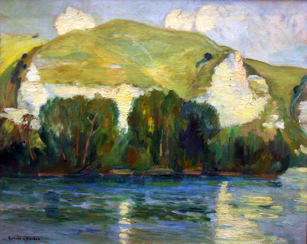 Falaises de Belbeuf - Robert Antoine Pinchon image 1 reproduction réalisée par Alpha Reproduction