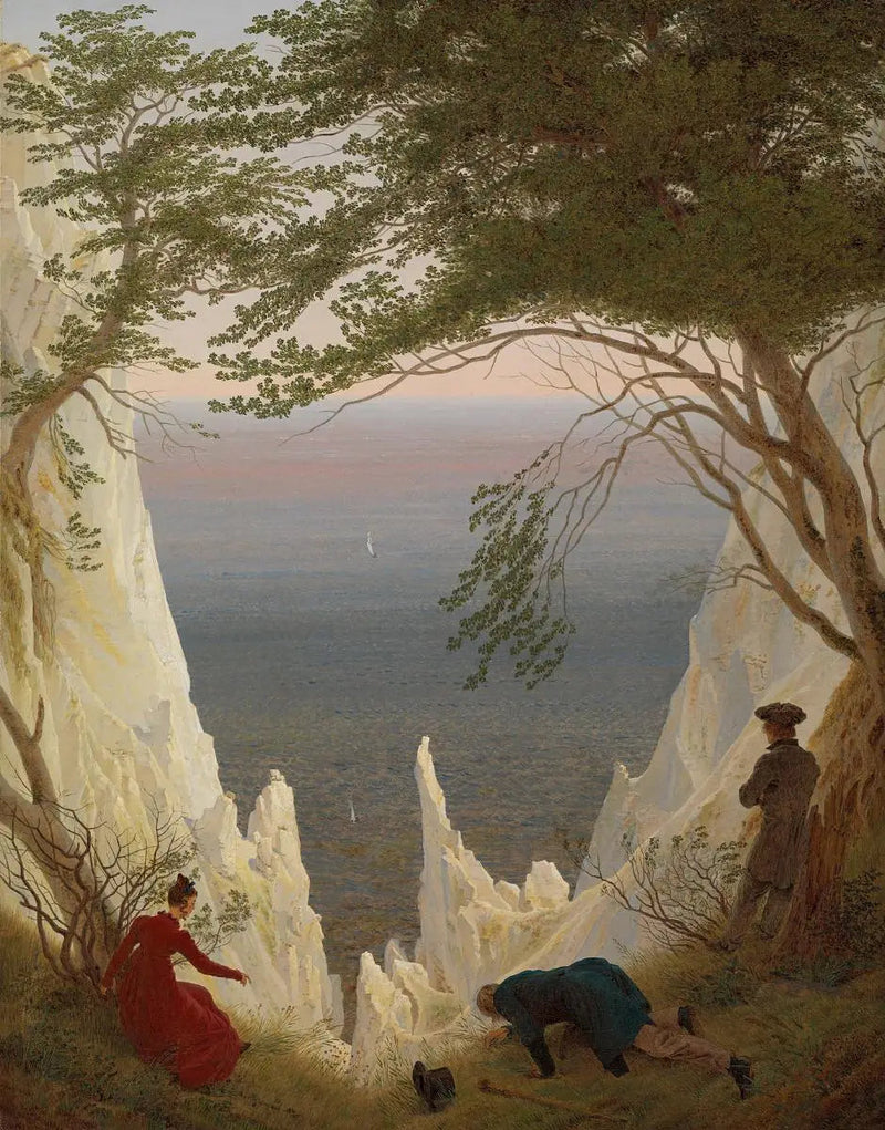 Kreidefelsen auf der Insel Rügen - Caspar David Friedrich