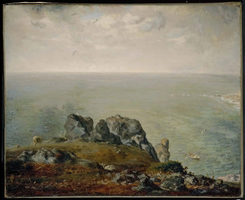 Klippen von Gruchy - Jean-François Millet