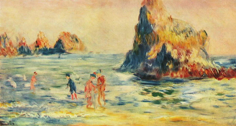 Klippen von Guernsey - Pierre-Auguste Renoir
