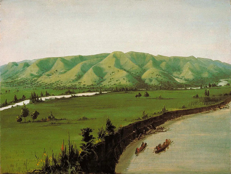 Nishnabottana Klippen, 1.070 Meilen über Saint-Louis - George Catlin
